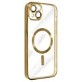 Miniatyrbild 2 av 4: MagSafe iPhone 13 Silikon Guld Fodral Magsafe Fodral