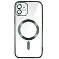 Miniatyrbild 1 av 4: MagSafe iPhone 12 Silikonfodral Grönt Magsafefodral