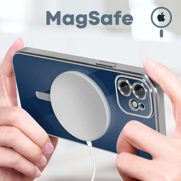 MagSafe iPhone 12 Silikon Silikon Skal Magsafe Fodral