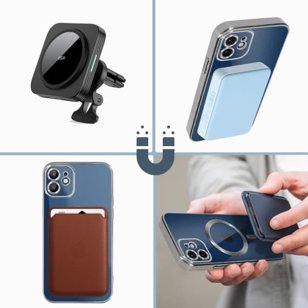 MagSafe iPhone 12 Silikon Silikon Skal Magsafe Fodral