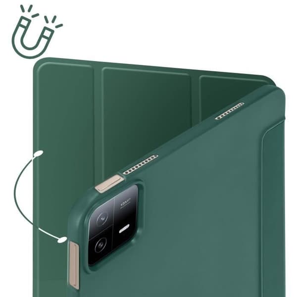 Cover Xiaomi Pad 6 , 6 Pro Support Grönt fodral