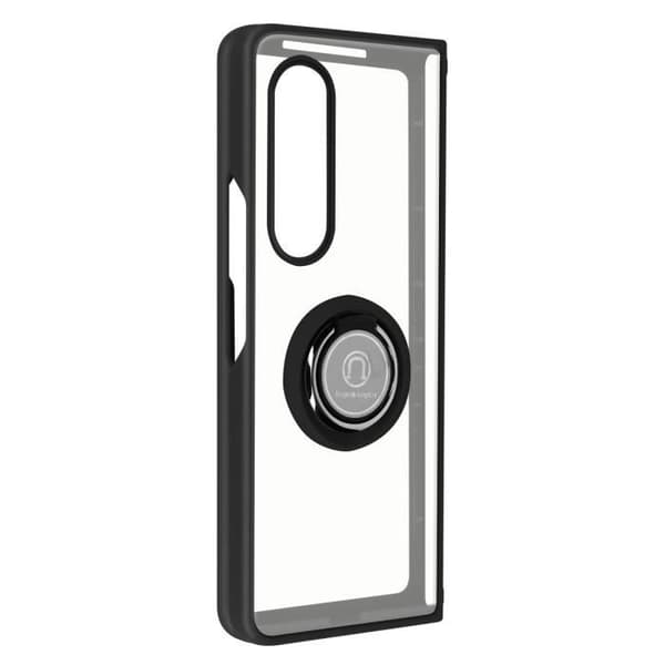 Fodral - AVIZAR - Samsung Galaxy Z Fold 3 - Metallring - Videostöd - Svart