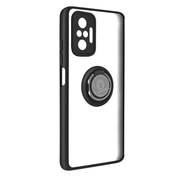Skyddsfodral - Xiaomi - Redmi Note 10 Pro - Hållring - Videostöd - Svart