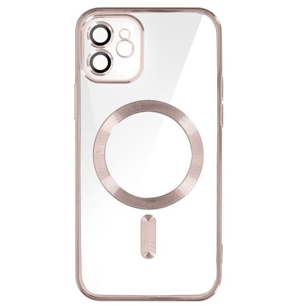 MagSafe iPhone 12 Chrome Fodral Rose Gold Magsafe Fodral