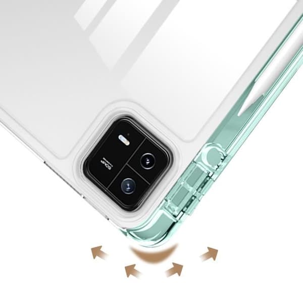 Xiaomi Pad 6 Fodral, Stötsäkert Stativ Grönt Fodral