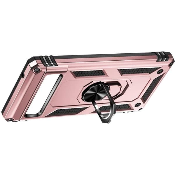 Google Pixel 7a Fodral Support Rose Gold Ring Fodral