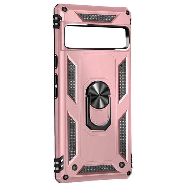 Google Pixel 7a Fodral Support Rose Gold Ring Fodral