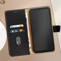 Miniatyrbild 3 av 4: Läderfodral kompatibelt med Samsung Xcover 6 Pro Black Flip-fodral