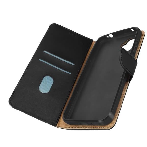 Läderfodral kompatibelt med Samsung Xcover 6 Pro Black Flip-fodral