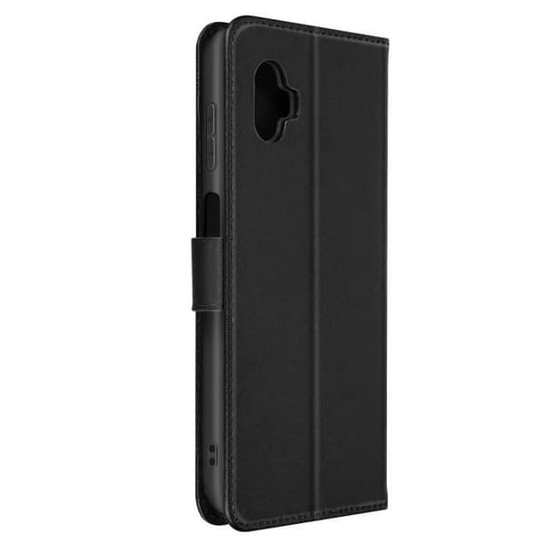 Läderfodral kompatibelt med Samsung Xcover 6 Pro Black Flip-fodral