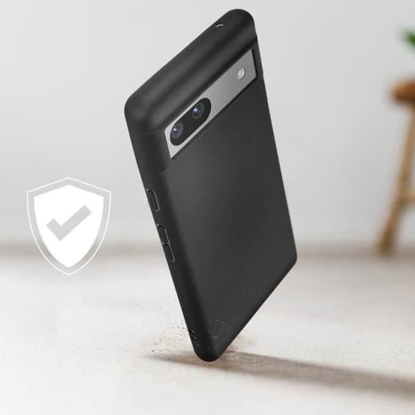 Google Pixel 7a svart silikonfodral