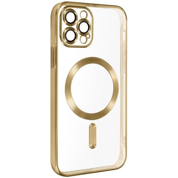 MagSafe iPhone 12 Pro Silikon Guld Fodral Magsafe Fodral