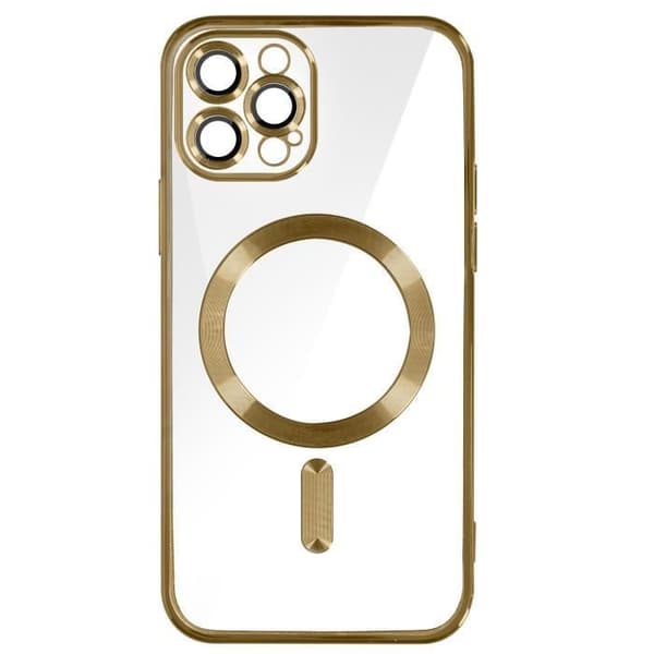 MagSafe iPhone 12 Pro Silikon Guld Fodral Magsafe Fodral