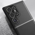 Miniatyrbild 3 av 4: Fodral kompatibelt med Samsung S23 Ultra Anti-fingerprint Black Fodral