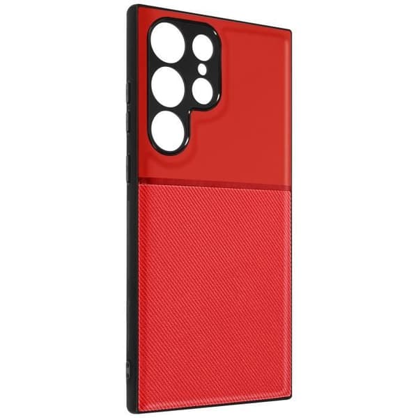 Fodral kompatibelt med Samsung S23 Ultra Anti-fingerprint Red Fodral