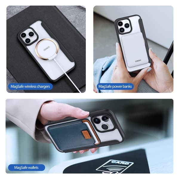 DUX DUCIS iPhone 15 Pro Max Kotelo Skin X Pro Series MagSafe Musta