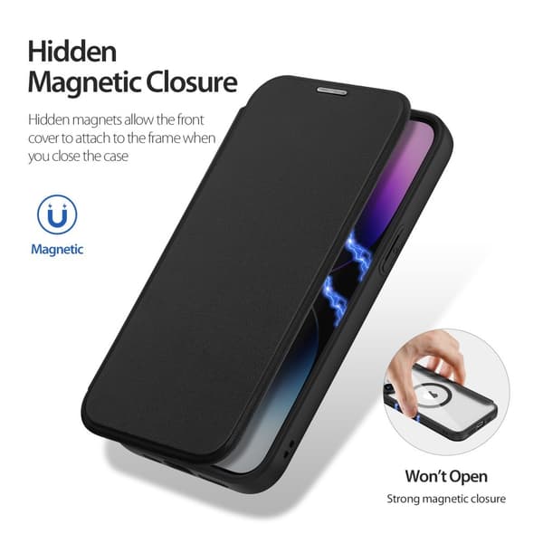 DUX DUCIS iPhone 15 Pro Max Kotelo Skin X Pro Series MagSafe Musta