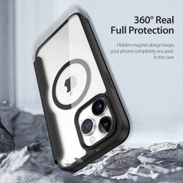 DUX DUCIS iPhone 15 Pro Max Kotelo Skin X Pro Series MagSafe Musta
