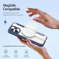 Miniatyrbild 3 av 11: DUX DUCIS iPhone 15 Pro Max Fodral Skin X Pro Series MagSafe Blå