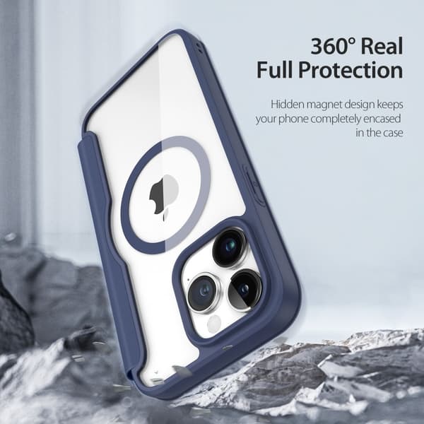 DUX DUCIS iPhone 15 Pro Max Fodral Skin X Pro Series MagSafe Blå