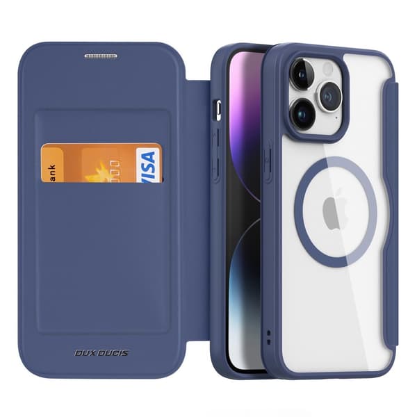 DUX DUCIS iPhone 15 Pro Max Fodral Skin X Pro Series MagSafe Blå