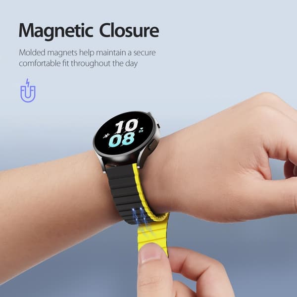 DUX DUCIS Samsung Galaxy Watch 20mm Ranneke LD Series Keltainen