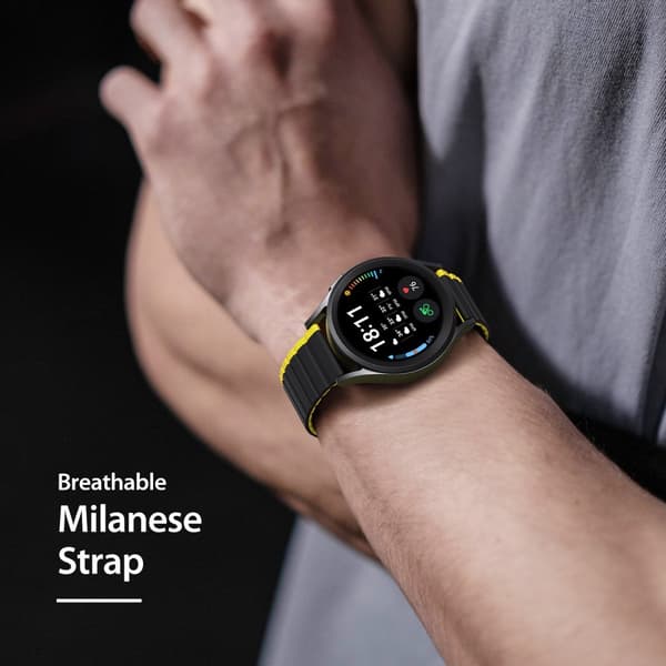 DUX DUCIS Samsung Galaxy Watch 20mm Ranneke LD Series Keltainen