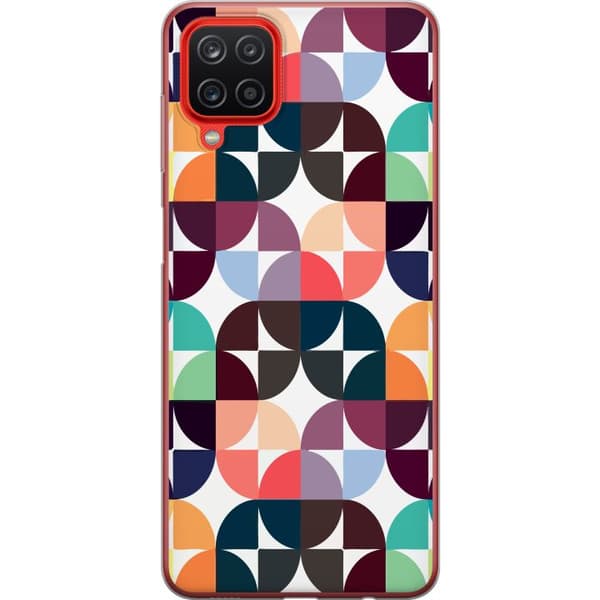 Samsung Galaxy A12 Läpinäkyvä kuori Kuvio