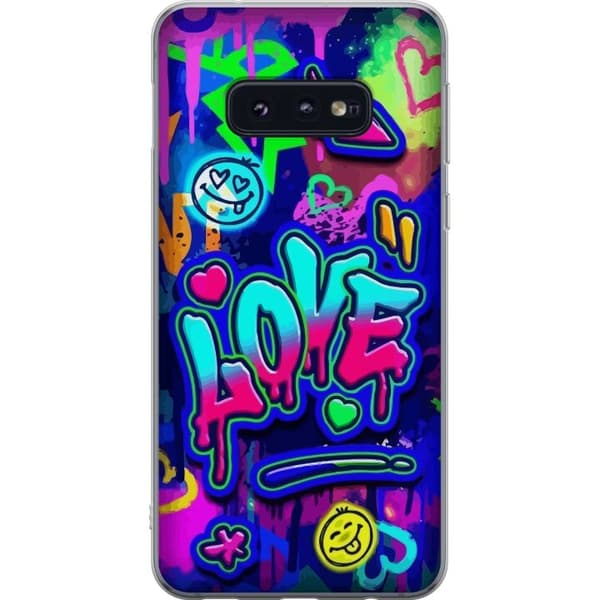 Samsung Galaxy S10e Gennemsigtig cover Graffiti
