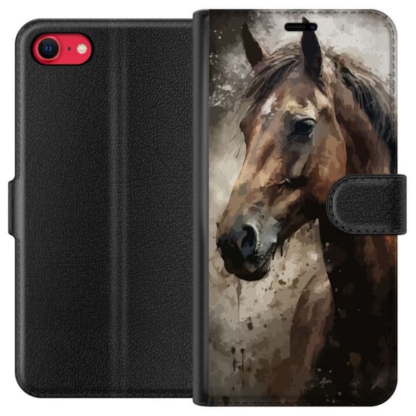 Apple iPhone SE (2022) Lommeboketui Hest