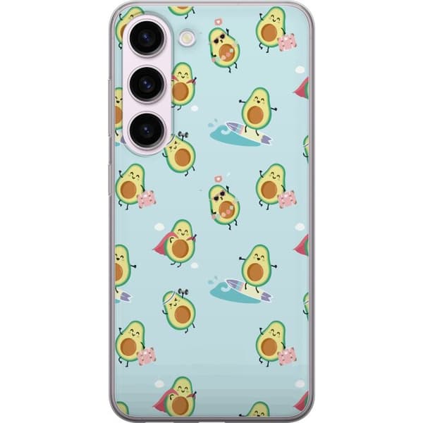 Samsung Galaxy S23 Gjennomsiktig deksel Avokado