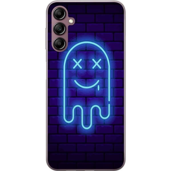 Samsung Galaxy A14 5G Gennemsigtig cover Spøgelse i neon