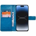 Pikkukuva 1 / 5: Lompakkokotelo 3-kortti Apple iPhone 15 Pro - Vaaleansininen