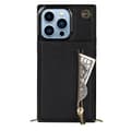 Miniatyrbilde 3 av 7: Zipper halskjede deksel Apple iPhone 15 Pro - Svart