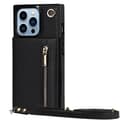 Miniatyrbilde 1 av 7: Zipper halskjede deksel Apple iPhone 15 Pro - Svart