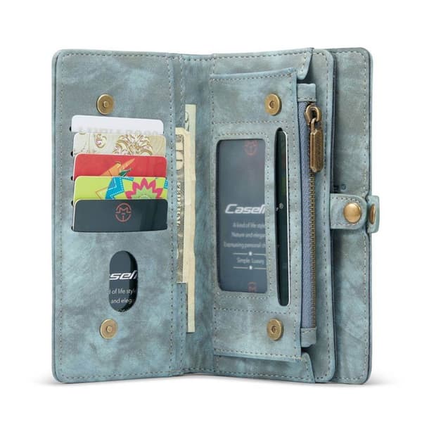 CaseMe mobilcover 008 8-kort Apple iPhone 15 Pro - Blå