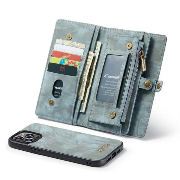 CaseMe mobilcover 008 8-kort Apple iPhone 15 Pro - Blå