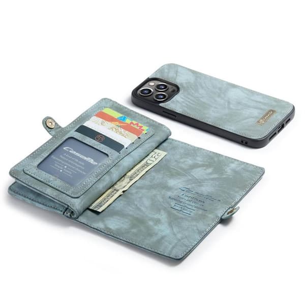CaseMe mobilcover 008 8-kort Apple iPhone 15 Pro - Blå