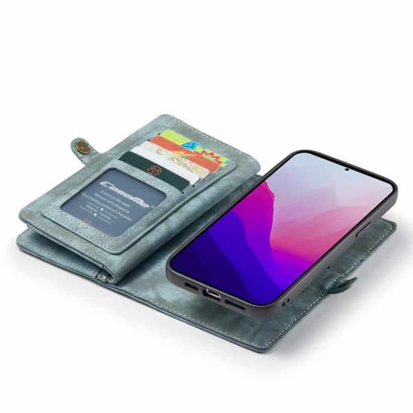 CaseMe mobilcover 008 8-kort Apple iPhone 15 Pro - Blå