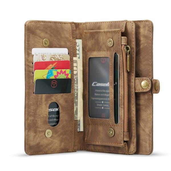 CaseMe mobilcover 008 8-kort Apple iPhone 15 Pro - Brun