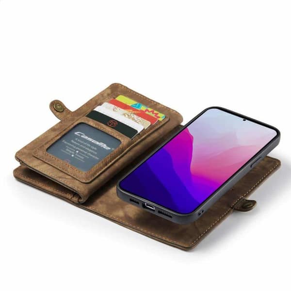 CaseMe mobilcover 008 8-kort Apple iPhone 15 Pro - Brun