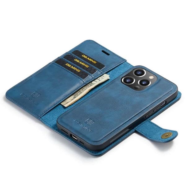 Wallet DG-Ming 2i1 Apple iPhone 15 Pro - Blå