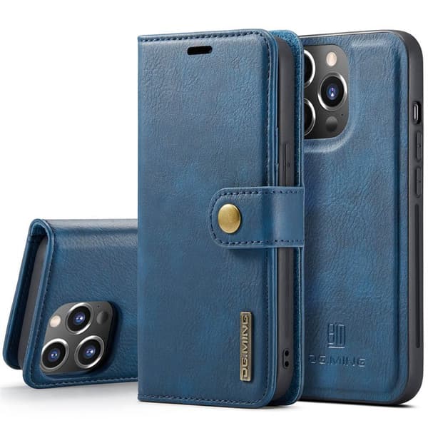 Wallet DG-Ming 2i1 Apple iPhone 15 Pro - Blå