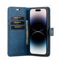 Pikkukuva 1 / 6: Lompakkokotelo DG-Ming 2i1 Apple iPhone 15 Pro Max - Sininen