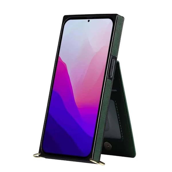Zipper kaulakorukuori Apple iPhone 15 Pro Max - Vihreä