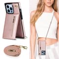 Miniatyrbilde 6 av 7: Zipper halskjede deksel Apple iPhone 15 Pro Max - Rose