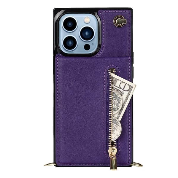 Zipper halskjede deksel Apple iPhone 15 Pro Max - Lilla