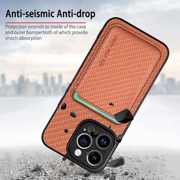 INF Magnetisk telefondeksel med støtte for kredittkortholder MagSafe iPhone 14 Pro Max