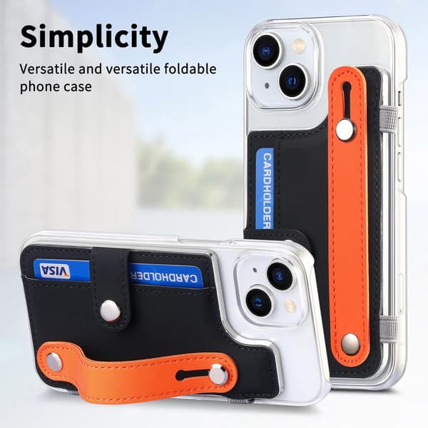 INF Mobildeksel med kortholder og stativ iPhone 14