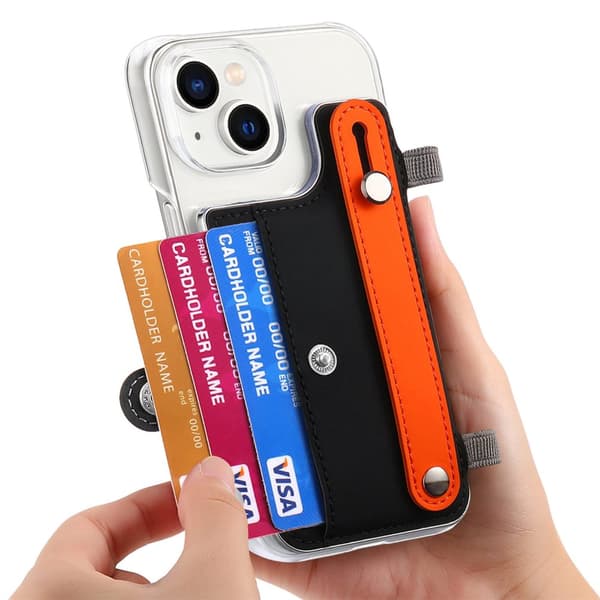 INF Mobildeksel med kortholder og stativ iPhone 14